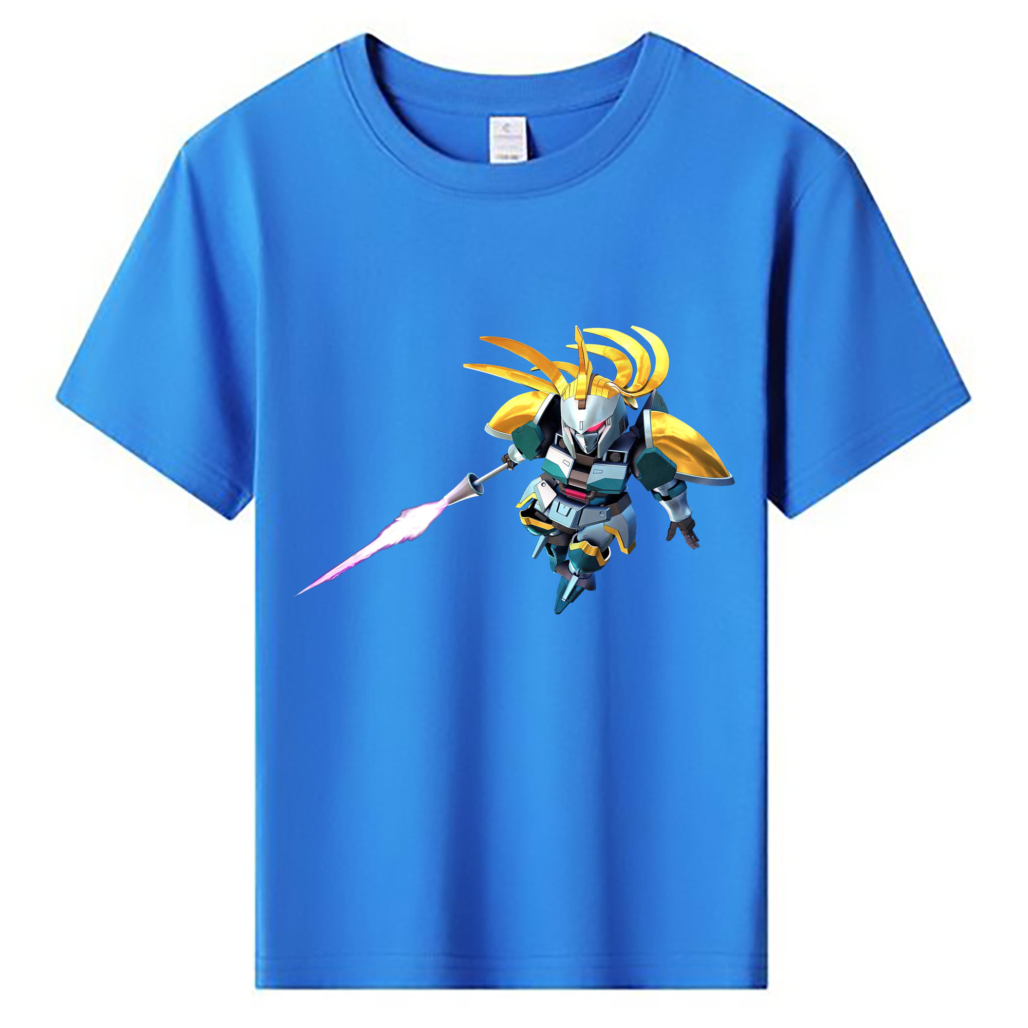 （画像用） 機動戦士ガンダム Mobile Suit Gundam 綿100％キッズTシャツ（フロントプリント）